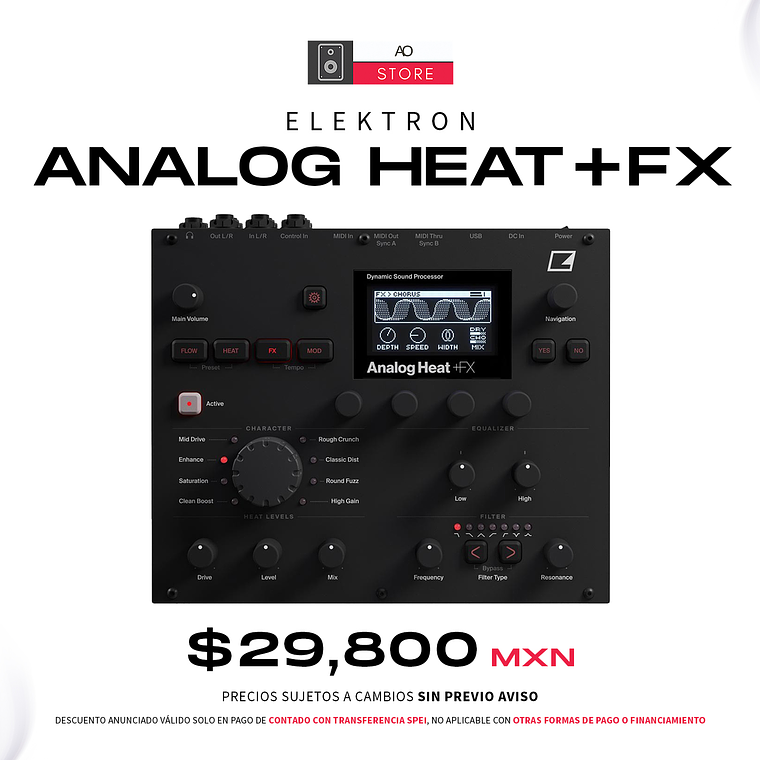 Elektron Analog Heat +FX Procesador Dinámico 1