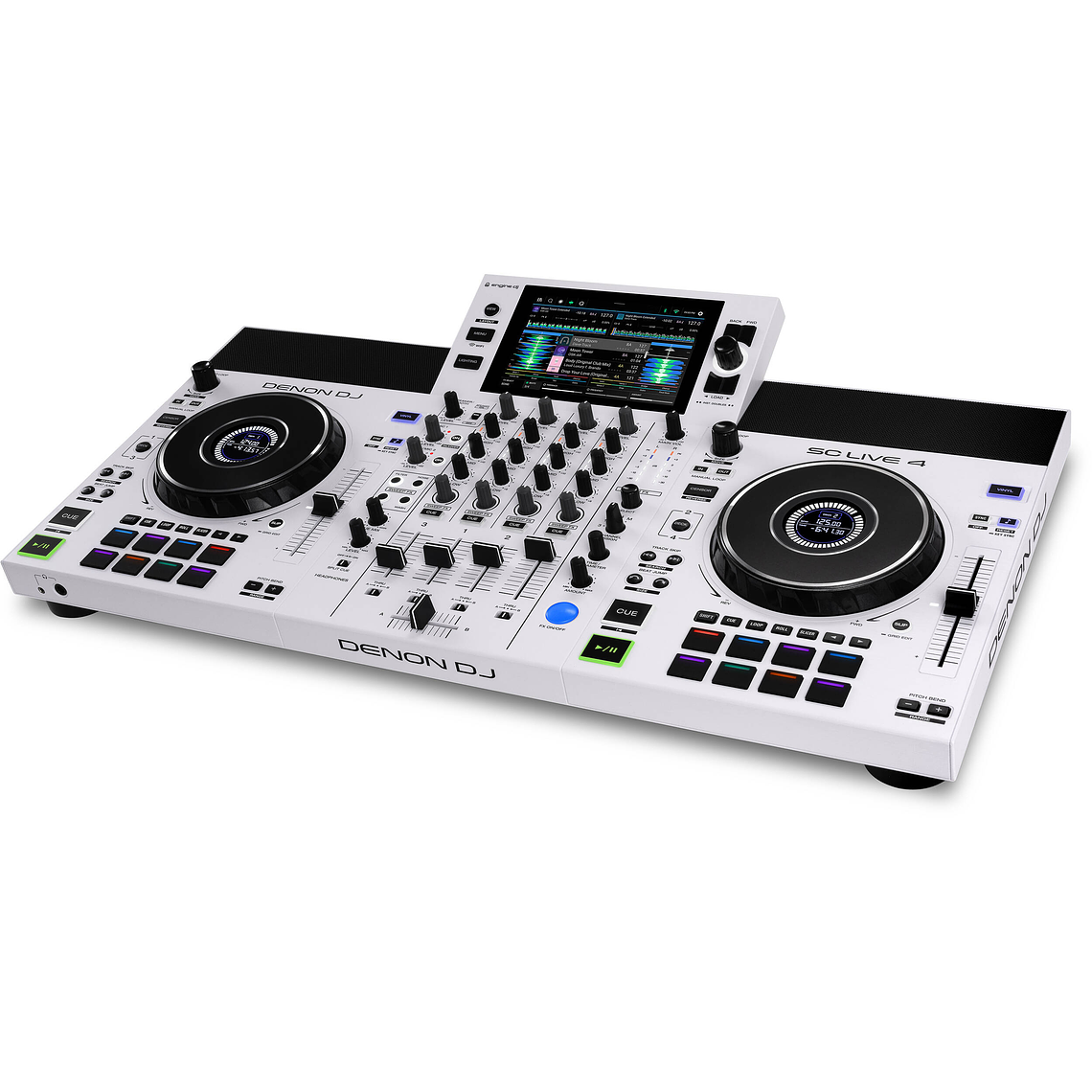 Denon DJ SC Live 4 Edición White Reproductor Multimedia de 4 Canales para DJ 4