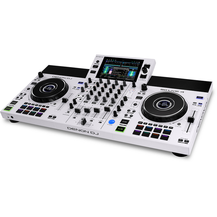Denon DJ SC Live 4 Edición White Reproductor Multimedia de 4 Canales para DJ 4