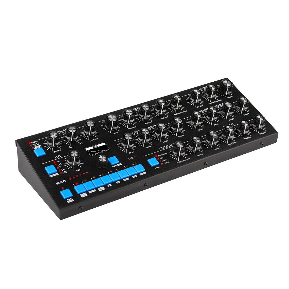 GS Music Bree6 Desktop Negro Sintetizador Polifónico Analógico 4