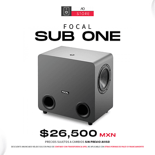 Focal Sub One Subwoofer Dual de Estudio