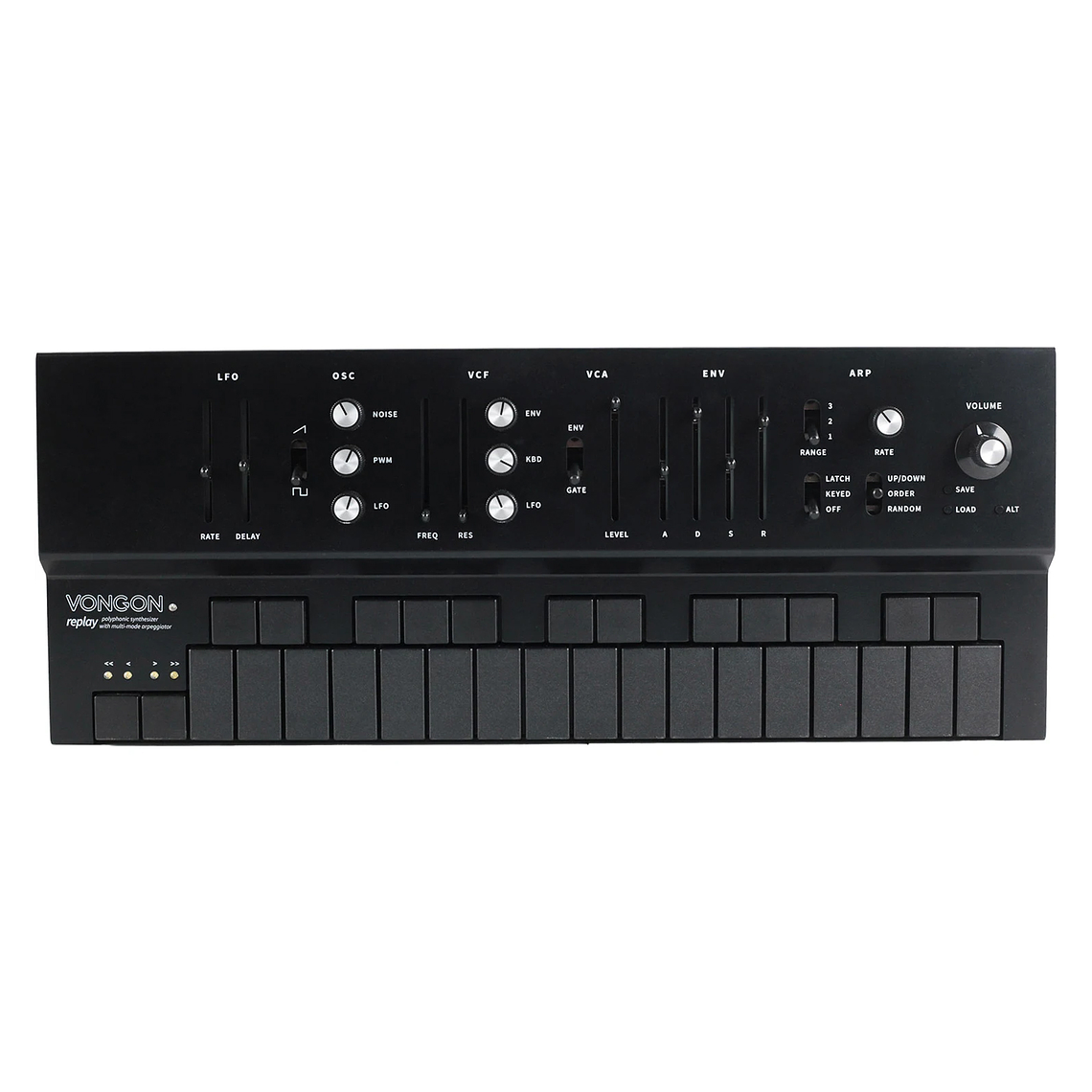 Vongon Replay Black Sintetizador Polifónico con Arpegiador 6