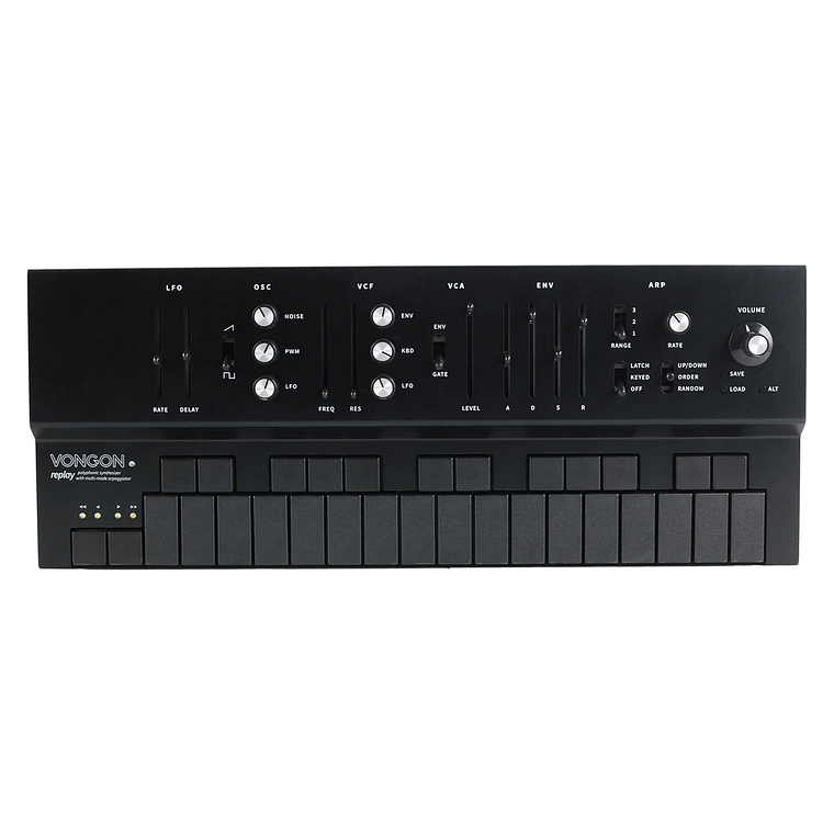 Vongon Replay Black Sintetizador Polifónico con Arpegiador 6
