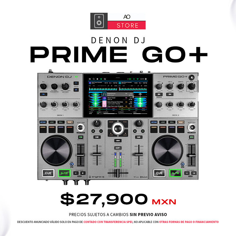 Denon Prime Go+ Reproductor Multimedia para DJ 1