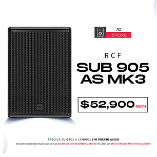RCF Sub 905 As Mk3 Subwoofer Activo