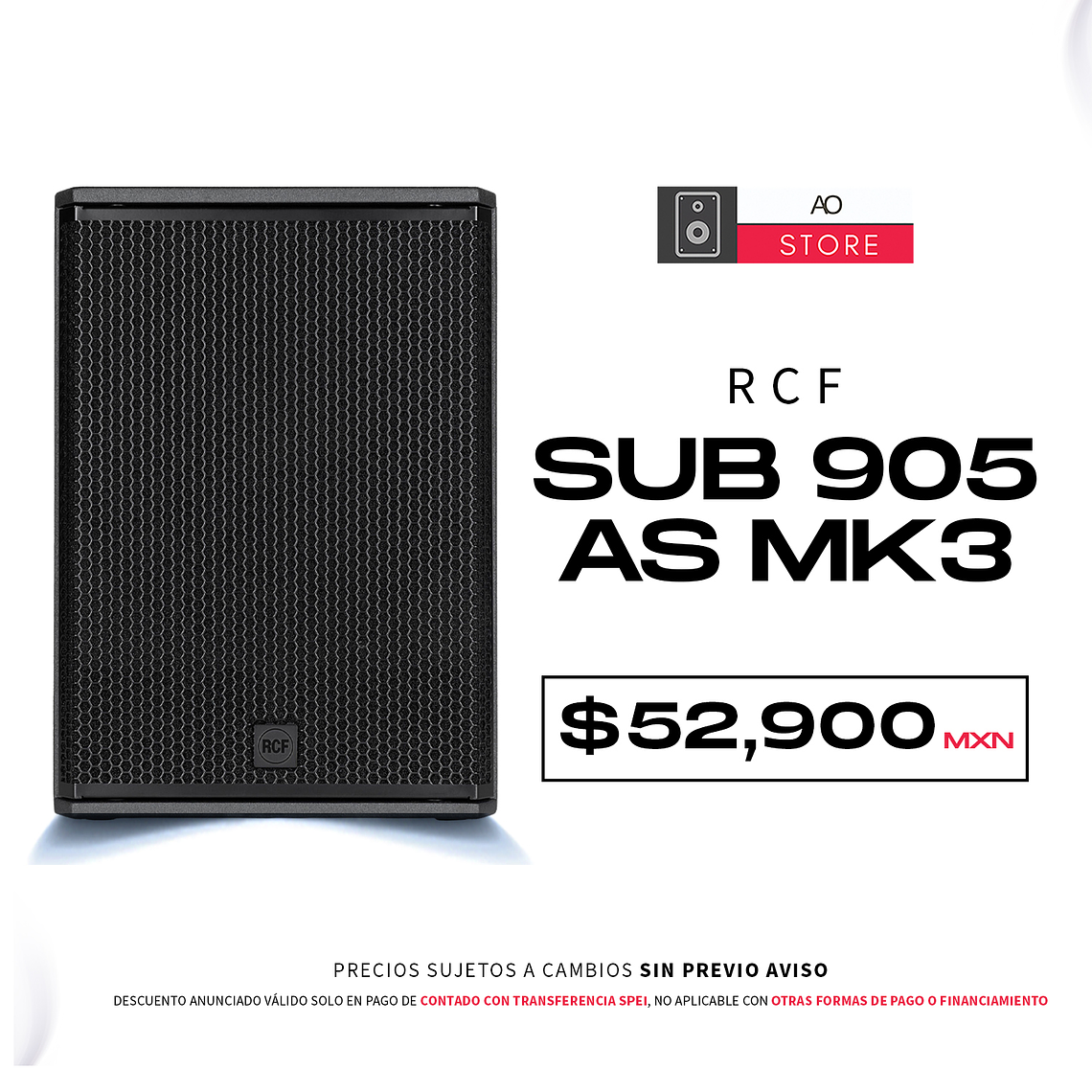 RCF Sub 905 As Mk3 Subwoofer Activo 1