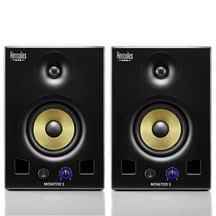 Hercules DJ Monitor 5 Monitores de Estudio (2 Piezas)
