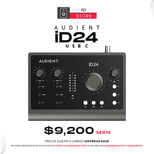 Audient iD24 Usb C Interfaz de Audio