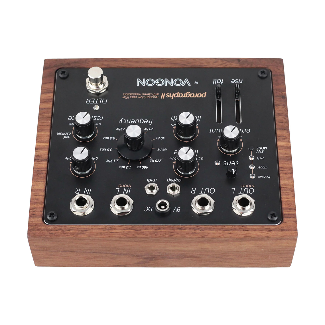 Vongon Paragraphs II Pedal de Filtro y Modulación Estéreo  2