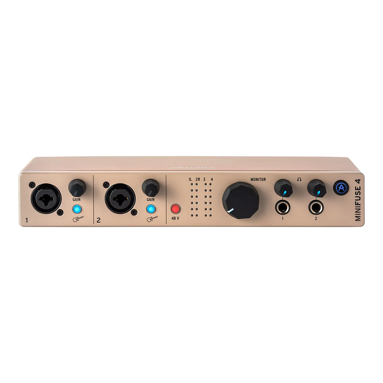 Arturia Minifuse 4 Edición Champagne Interfaz de Audio 2