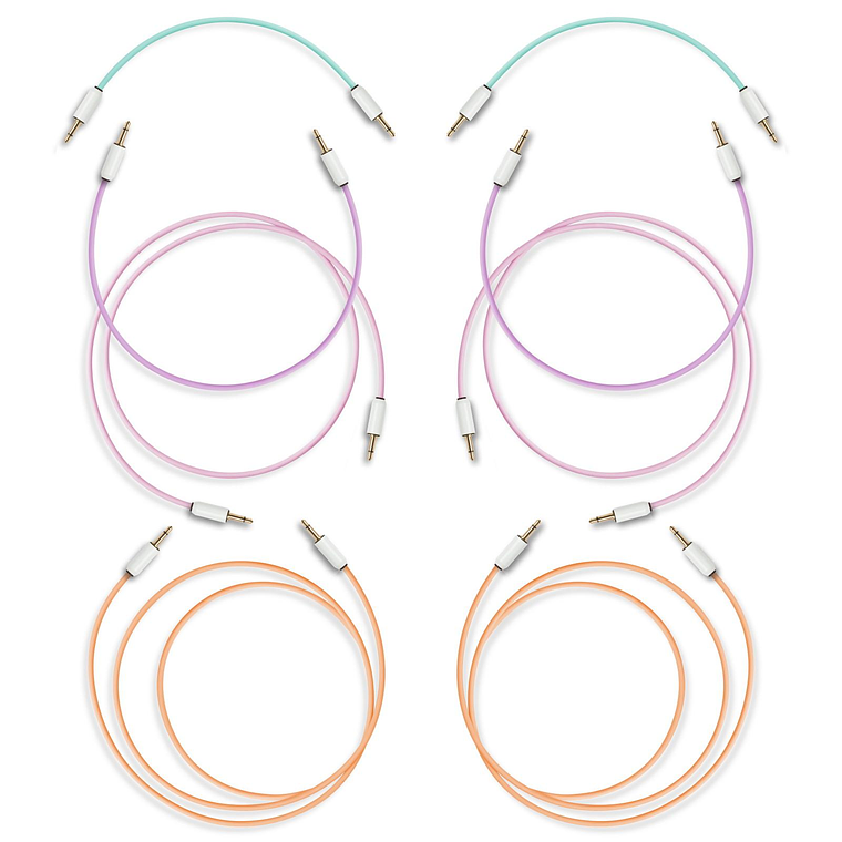 MyVolts Candycords Halo Led Modular Patch Paquete de Cables (8 Piezas) 3