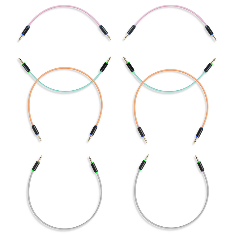 MyVolts Candycords Halo Led Modular Patch Paquete de Cables (8 Piezas) 4