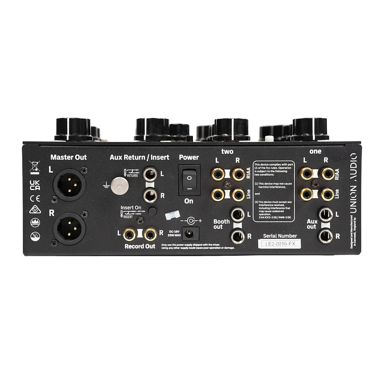 Union Audio orbit.2 Le Fx Mezclador Rotativo 5