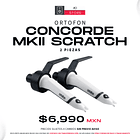 Ortofon Concorde MkII Scratch DJ Cartucho con Aguja para Tornamesa (2 Piezas) 1