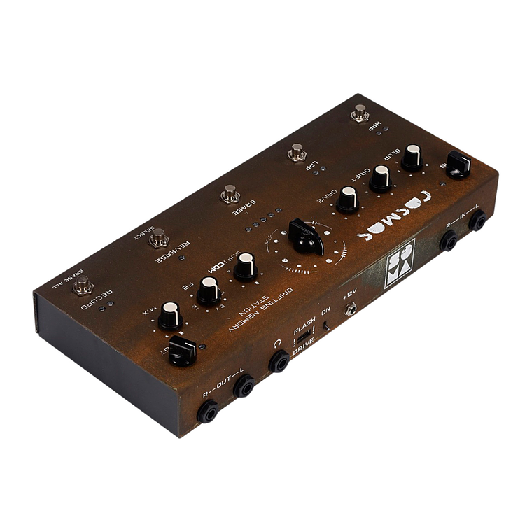 Soma Laboratory Cosmos Drifting Memory Station Edición Rust Pedal de Efectos 5