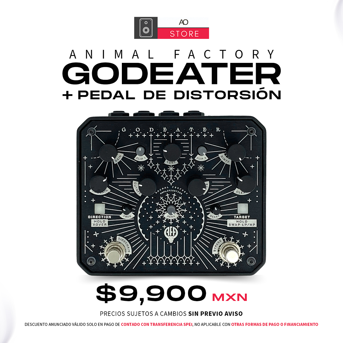 Animal Factory Godeater+ Pedal de Distorsión 1