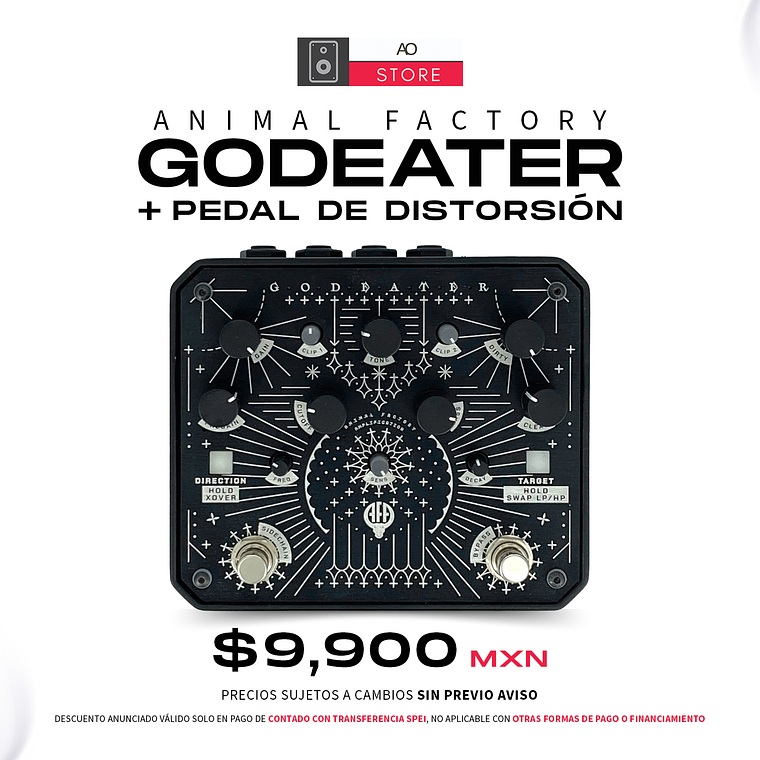 Animal Factory Godeater+ Pedal de Distorsión 1