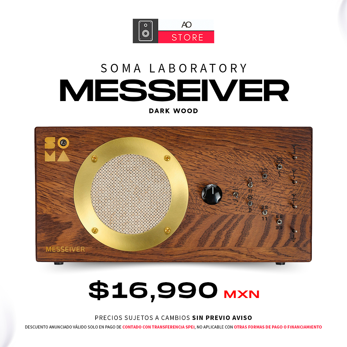 Soma Laboratory Messeiver Dark Wood Radio de Onda Corta 1