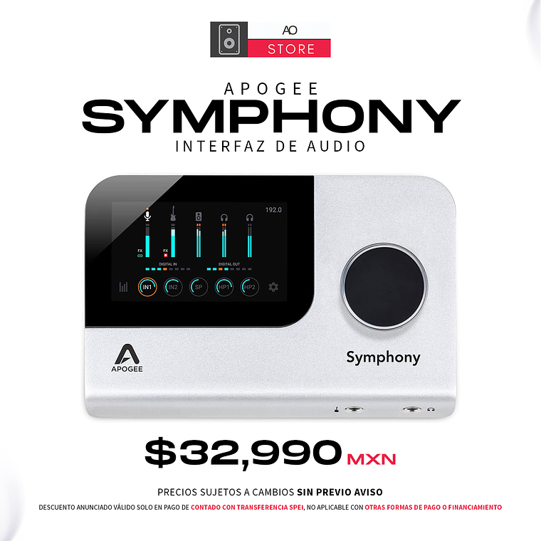 Apogee Symphony Desktop Interfaz de Audio  1