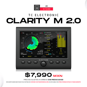 TC Electronic Clarity M 2.0 Medidor de Sonoridad