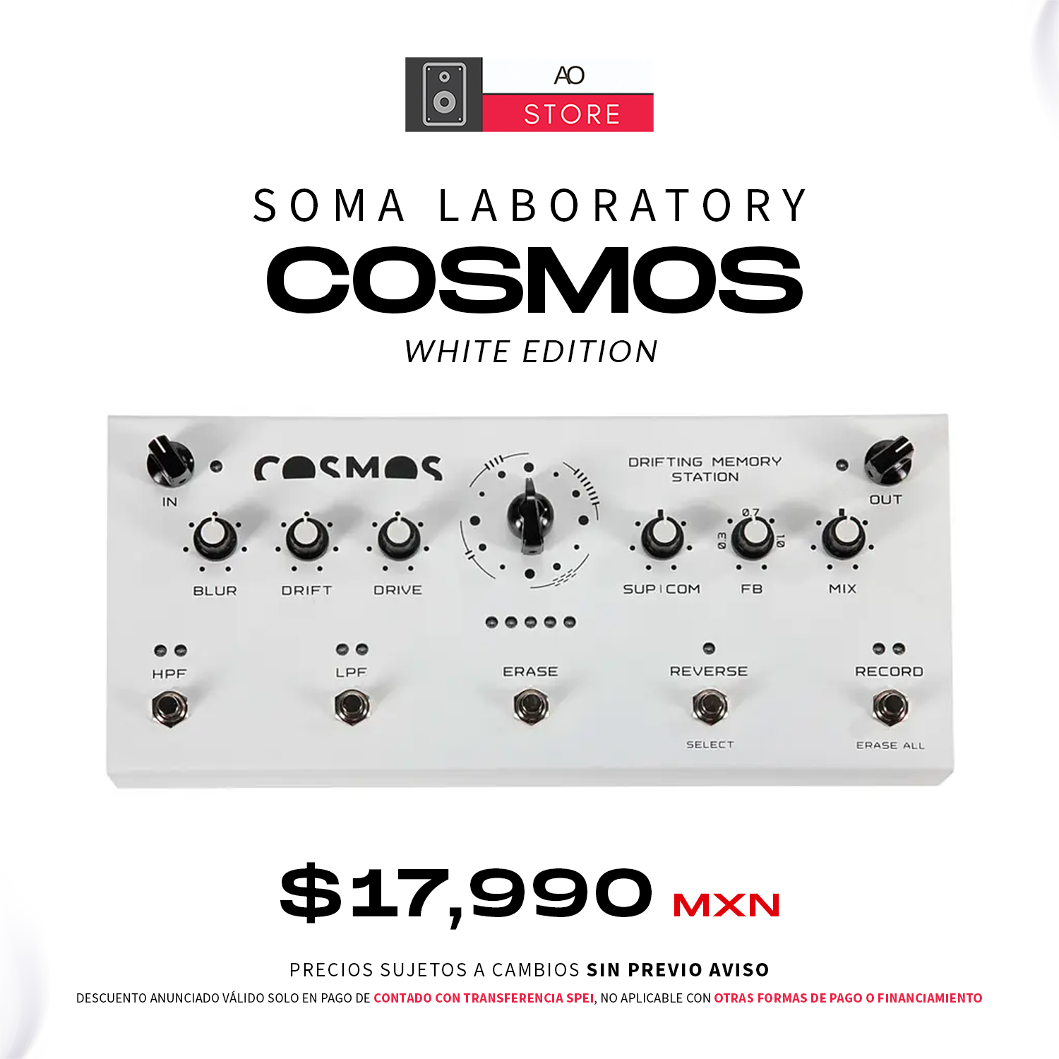 Soma Laboratory Cosmos Drifting Memory Station Edición White
