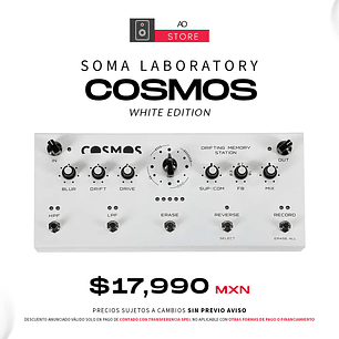 Soma Laboratory Cosmos Drifting Memory Station Edición White Pedal de Efectos