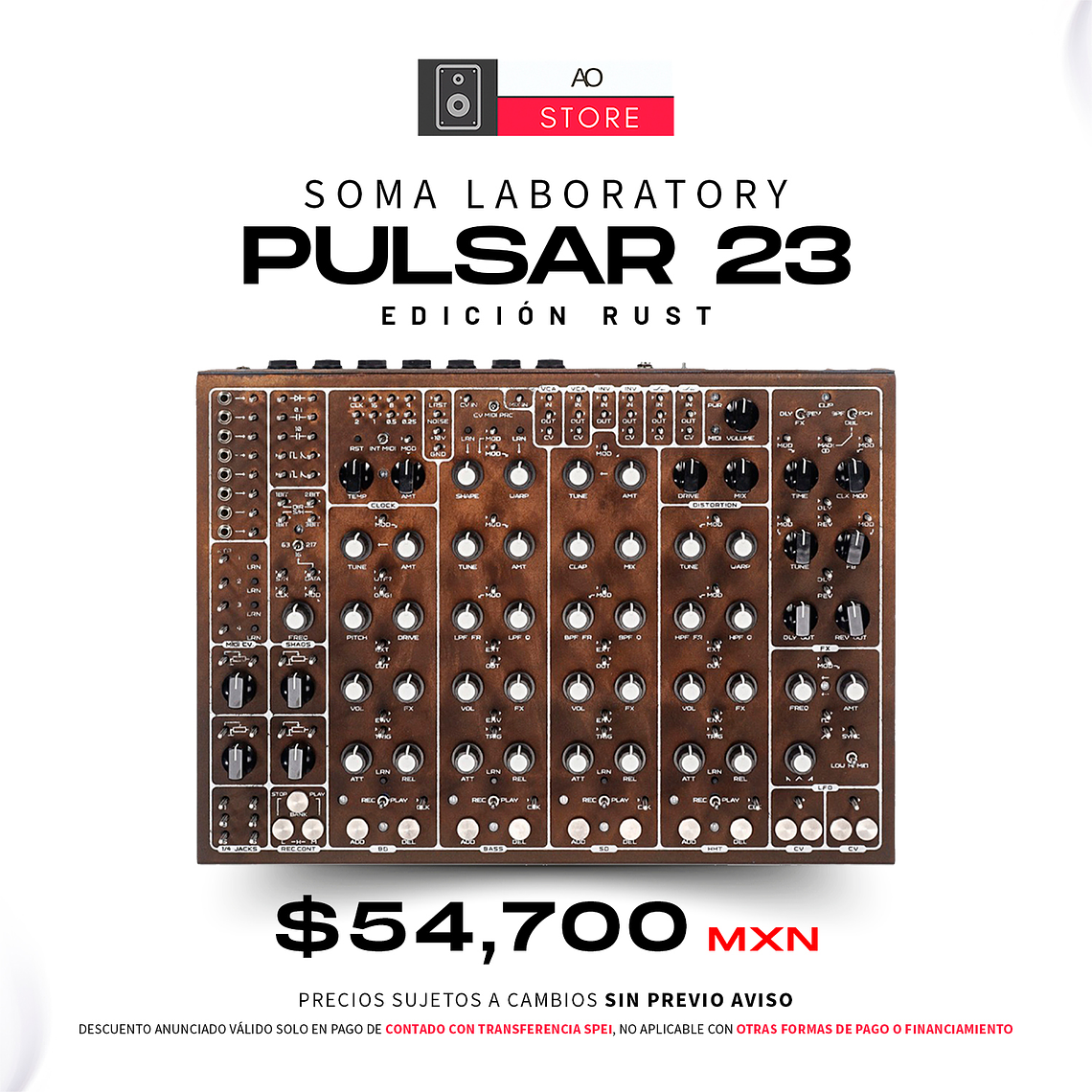 Soma Laboratory Pulsar 23 Edición Rust Caja de Ritmos 1