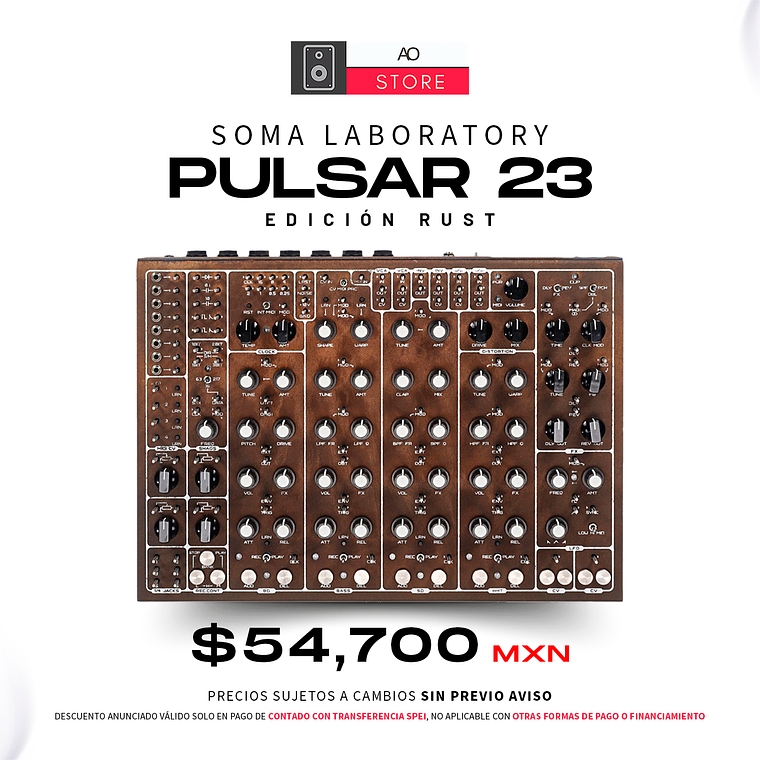 Soma Laboratory Pulsar 23 Edición Rust Caja de Ritmos 1