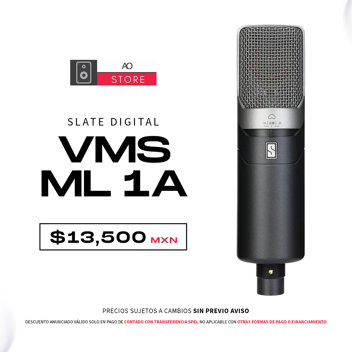 Slate Digital Vms ML 1A Micrófono de Modelado 1