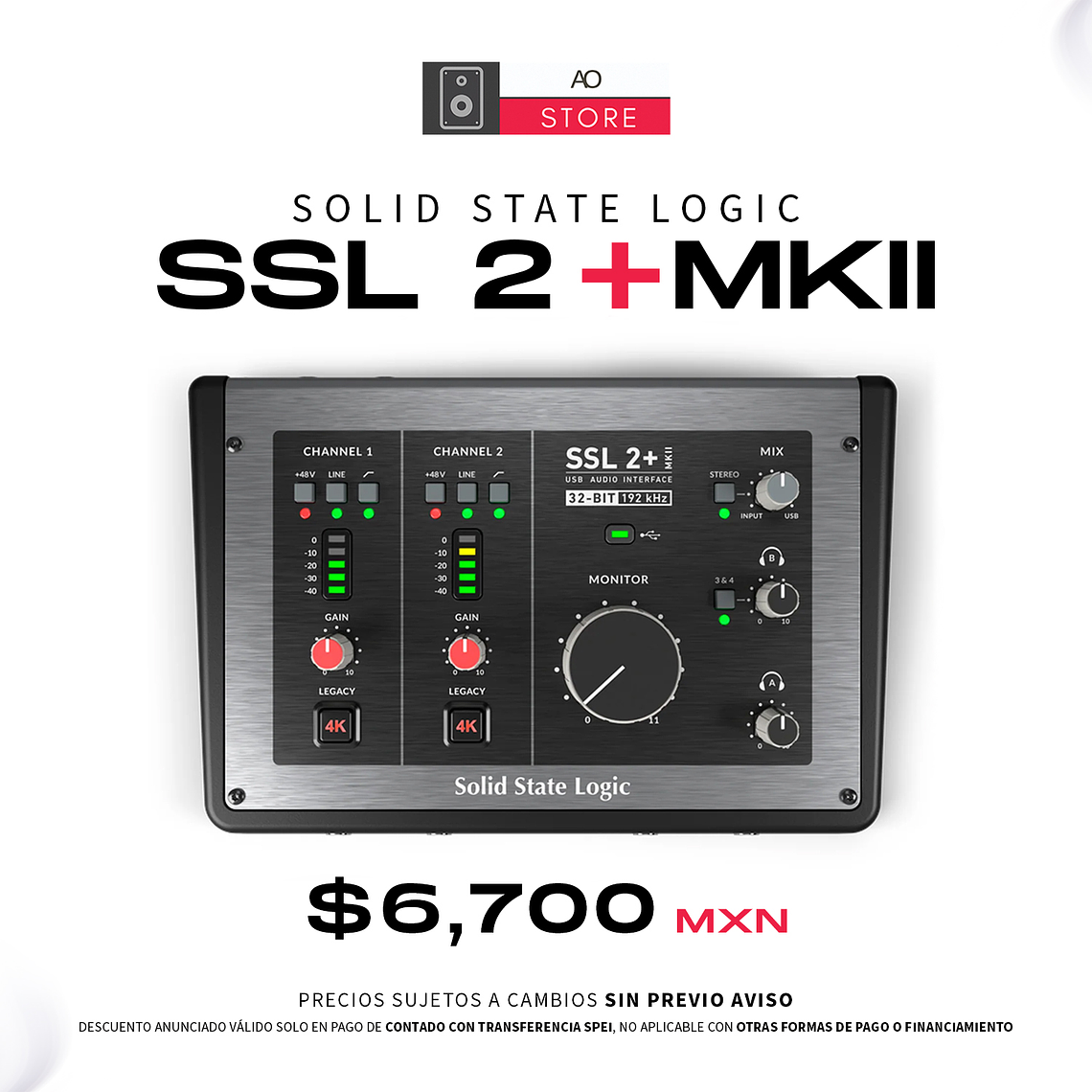 Solid State Logic SSL 2+ MkII Interfaz de Audio 1