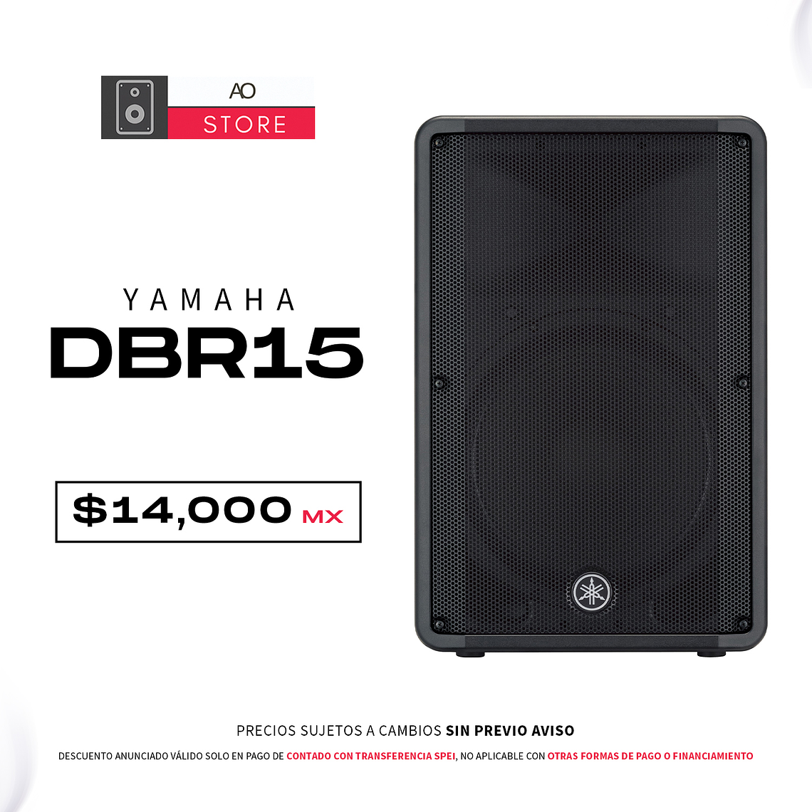 Yamaha DBR15 Bocina Activa 1