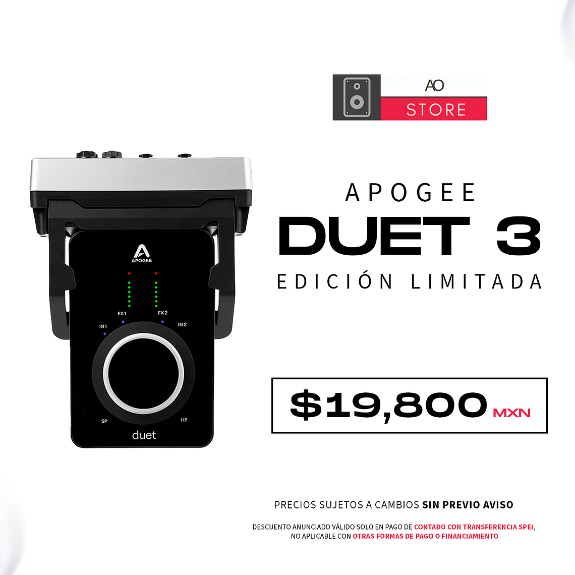 Apogee Duet 3 Paquete Edición Limitada Interfaz de Audio 1