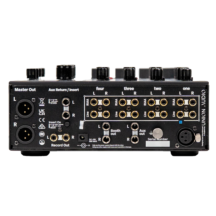 Union Audio elara.4 Mk2 Mezcladora para DJ 5