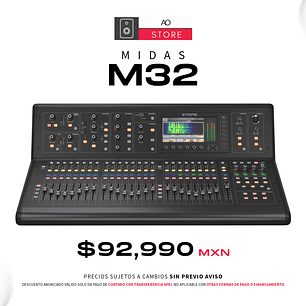 Midas M32 Live Mixer Digital de 40 Canales