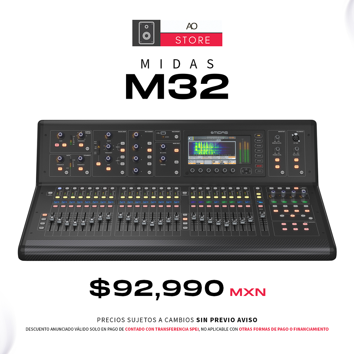 Midas M32 Live Mixer Digital de 40 Canales 1