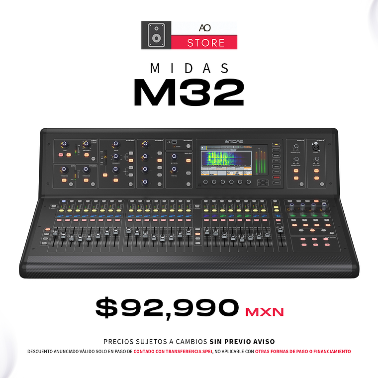 Midas M32 Live Mixer Digital de 40 Canales 1
