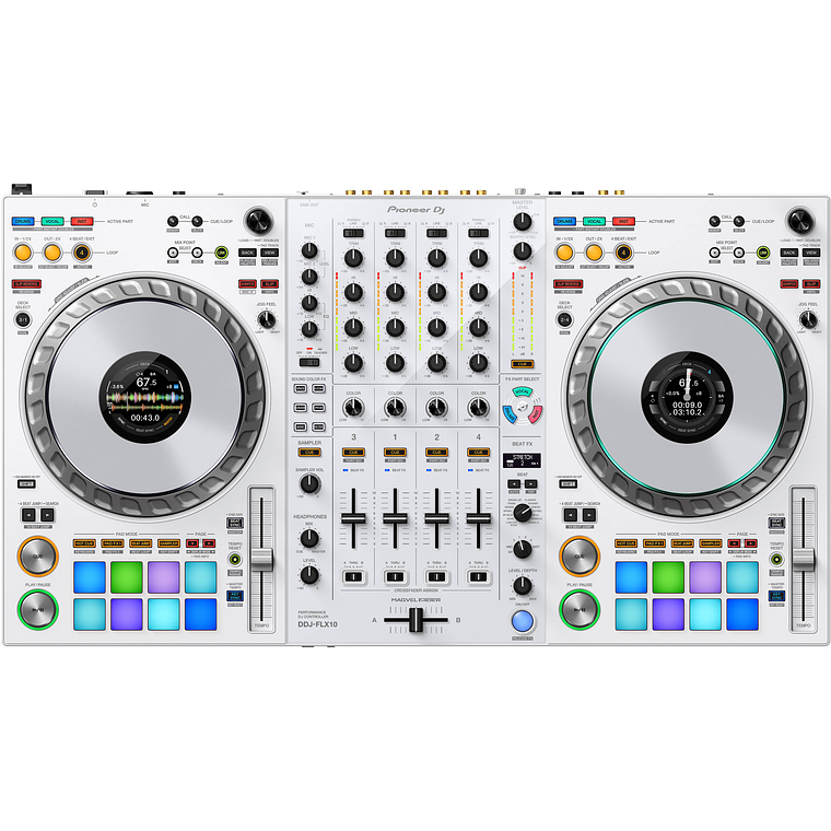 Pioneer DJ DDJ FLX10 Edición Limitada White Controlador para DJ de 4 Canales 2