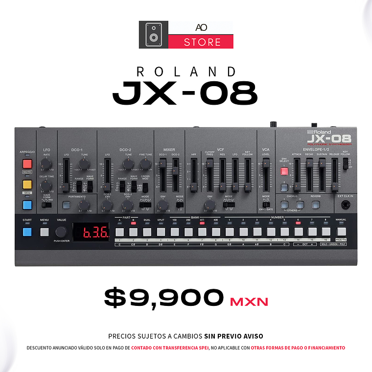 Roland JX 08 Sintetizador 6