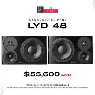 Dynaudio LYD 48 Monitores de Estudio (2 Piezas)