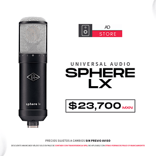 Universal Audio Sphere LX Micrófono con Sistema de Modelado
