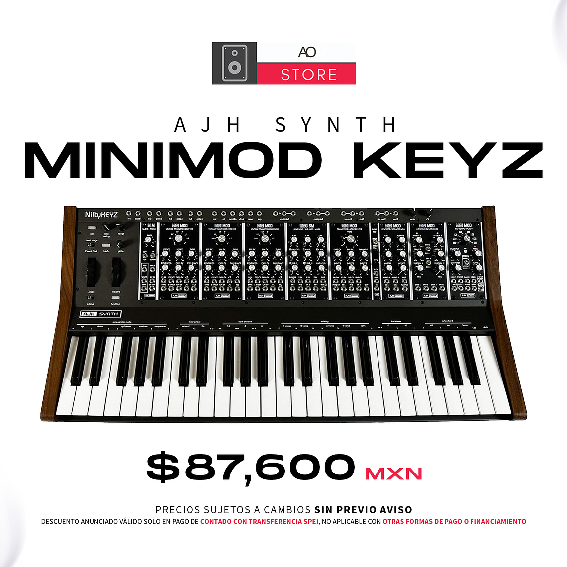 AJH Synth MiniMod Keyz Sintetizador Modular 1