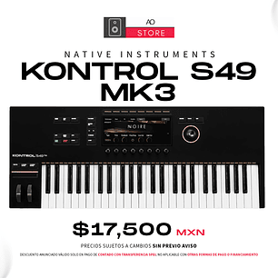 Native Instruments Kontrol S49 MK3 Estación de Producción Workstation