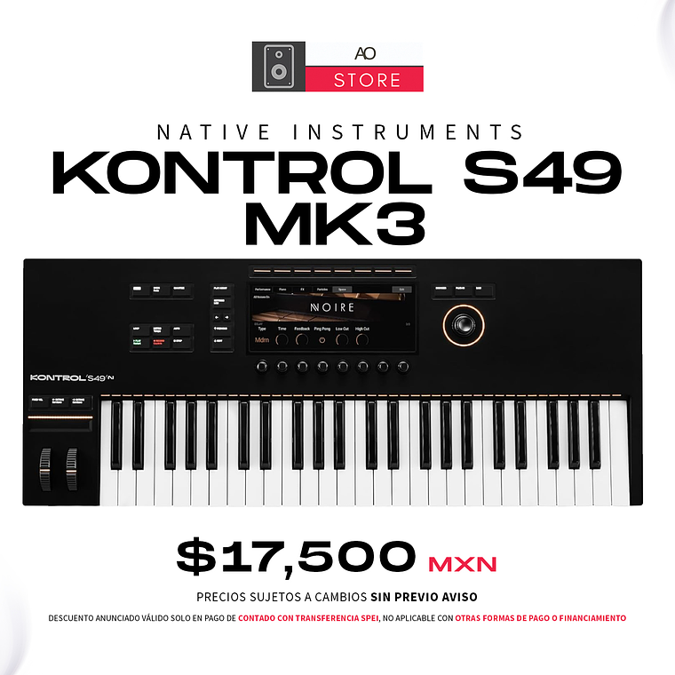 Native Instruments Kontrol S49 MK3 Estación de Producción Workstation 1