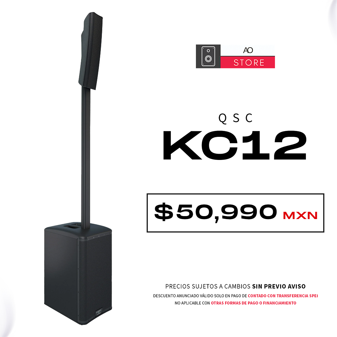 QSC Kc12 Sistema de Audio en Torre 1