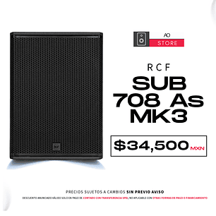 RCF Sub 708 As Mk3 Subwoofer Activo
