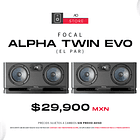 Focal Alpha Twin Evo Monitores de Estudio (2 Piezas) 1