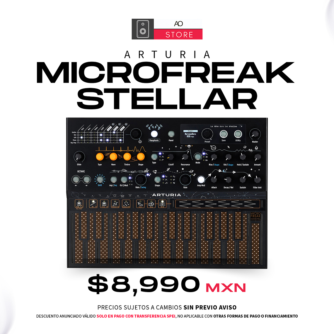 Arturia Microfreak Stellar Sintetizador Híbrido 1
