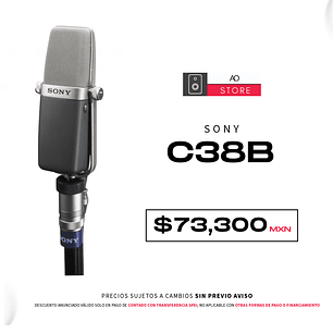 Sony C38B Micrófono Condensador