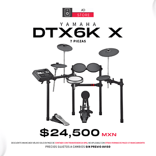 Yamaha DTX6K X Bateria Eléctrica de 7 Piezas