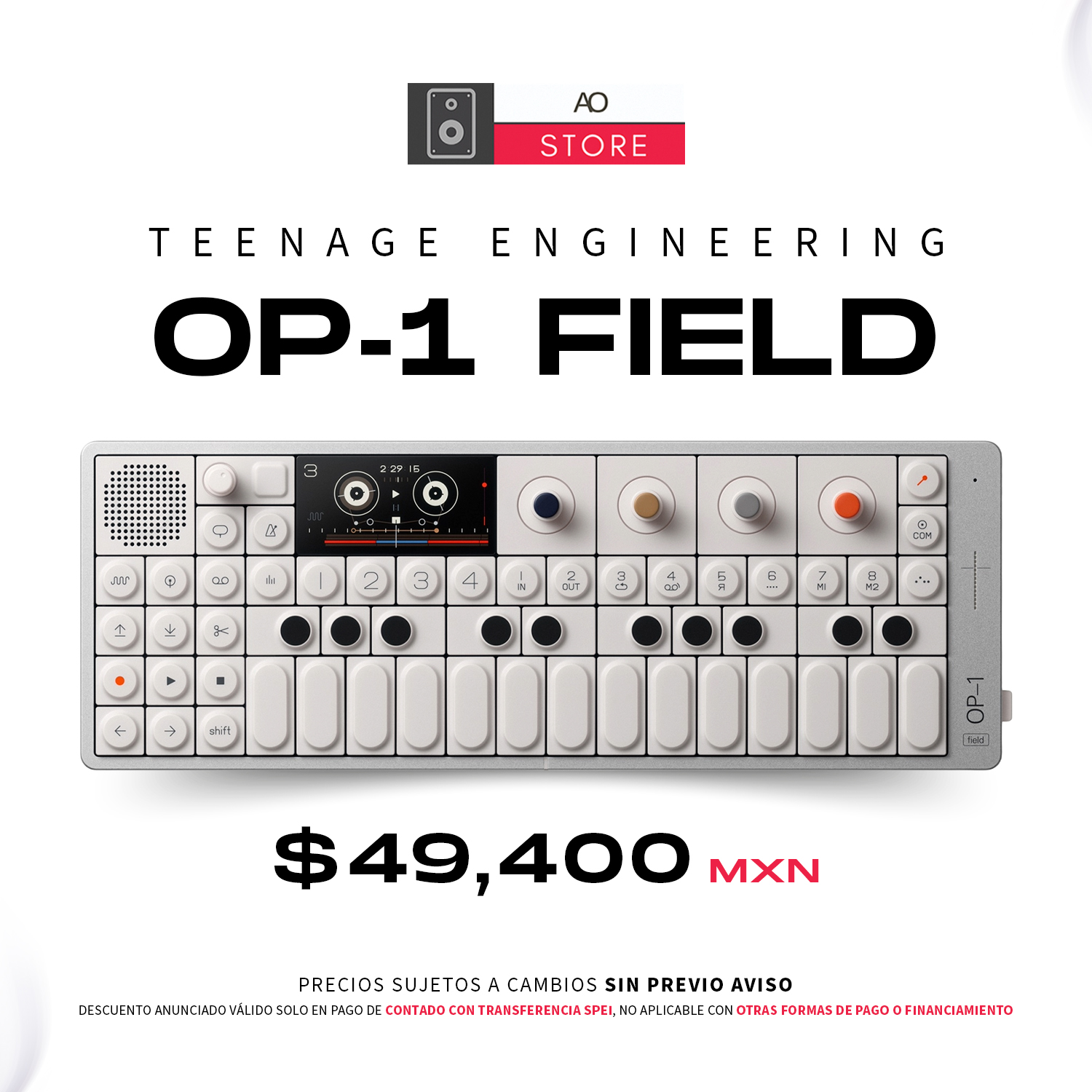Teenage Engineering OP-1 Field Sintetizador